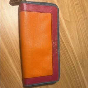 Michael Kohrs  Orange and Pink Wallet